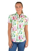 THOMAS COOK WMNS CLAIRE PIN TUCK S/S SHIRT