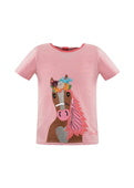 THOMAS COOK GIRLS APPLIQUE HORSE S/S TOP