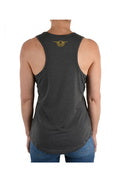 BULLZYE WMNS HEX SINGLET - CHARCOAL MARLE