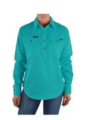 BULLZYE WMNS HALF PLACKET WORK SHIRT