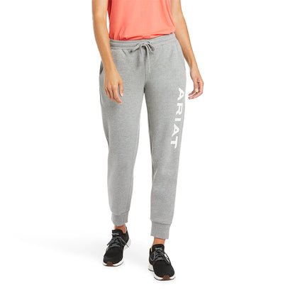 ARIAT WMNS REAL JOGGER TRACKPANTS HEATHER GRAY