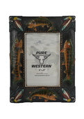 PURE WESTERN FISHING LURE PICTURE FRAME 4X6