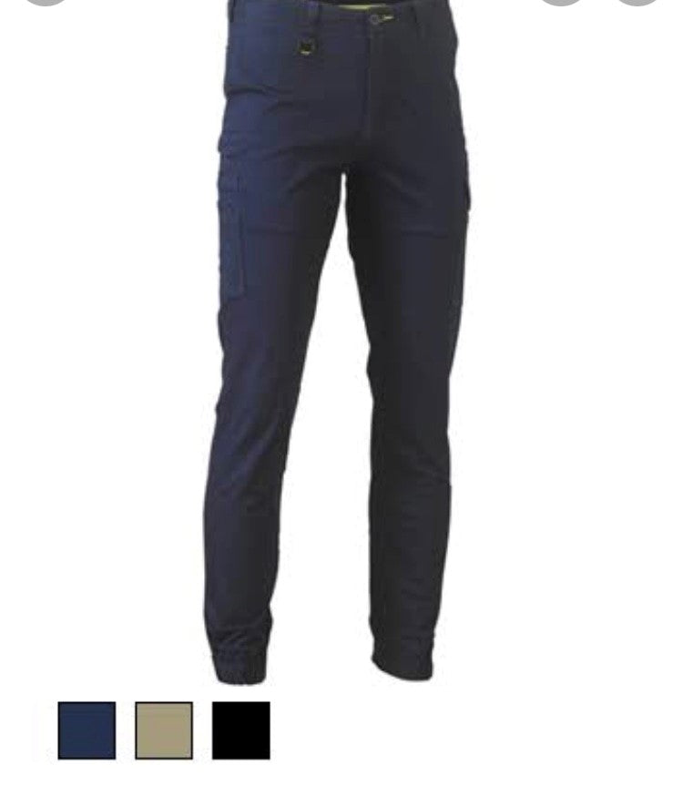 BISLEY MENS STRETCH CUFFED CARGO PANT