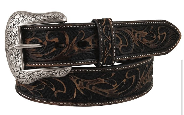 ROPER MNS BELT TOOLED LEATHER 8642500