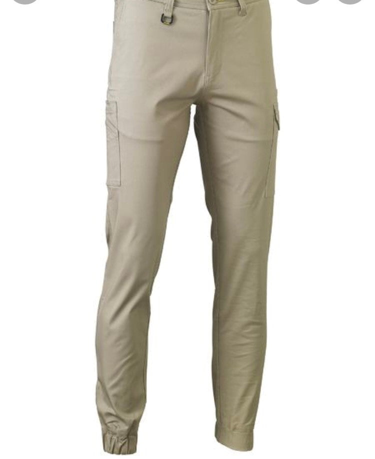 BISLEY MENS STRETCH CUFFED CARGO PANT