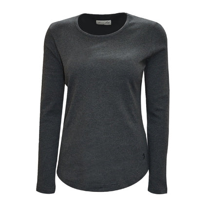 THOMAS COOK WMNS CURVED HEM L/S TOP