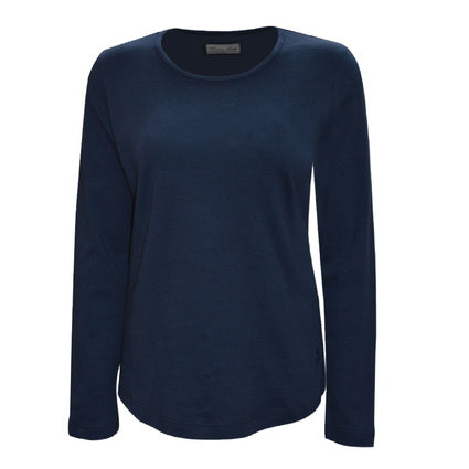 THOMAS COOK WMNS CURVED HEM L/S TOP