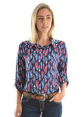 WRANGLER WMNS MALIA TAB FRONT SHIRT