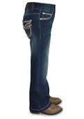 PURE WESTERN GIRLS EMMA BOOT CUT JEAN