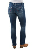 PURE WESTERN WMNS ALANA BOOT CUT JEAN 32 LEG