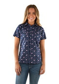 WRANGLER WMNS RHEANNA PRINT S/S SHIRT