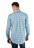 PURE WESTERN MENS ARCHER CHECK BUTTON L/S SHIRT