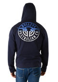 BULLZYE MENS BULLRING ZIP UP HOODIE