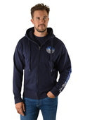 BULLZYE MENS BULLRING ZIP UP HOODIE