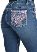 PURE WESTERN WILLA BOOT CUT JEAN 32 LEG