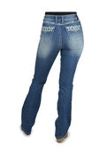 PURE WESTERN WMNS ABBI HI WAISTED BOOT CUT JEAN 34 LEG