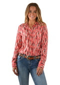 WRANGLER WMNS FAITH PRINT L/S SHIRT