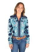 WRANGLER WMNS JUDITH PRINT L/S SHIRT