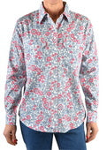 HARD SLOG WMNS CAMERON FULL BUTTON L/S SHIRT