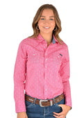 WRANGLER WMNS LYDIA PRINT L/S SHIRT