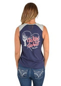 WRANGLER WMNS WILD LIKE THE WEST TANK