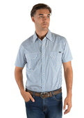 PURE WESTERN MENS MITCH PRINT WESTERN S/S SHIRT