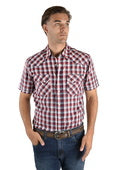 PURE WESTERN MENS EDWARD S/S SHIRT