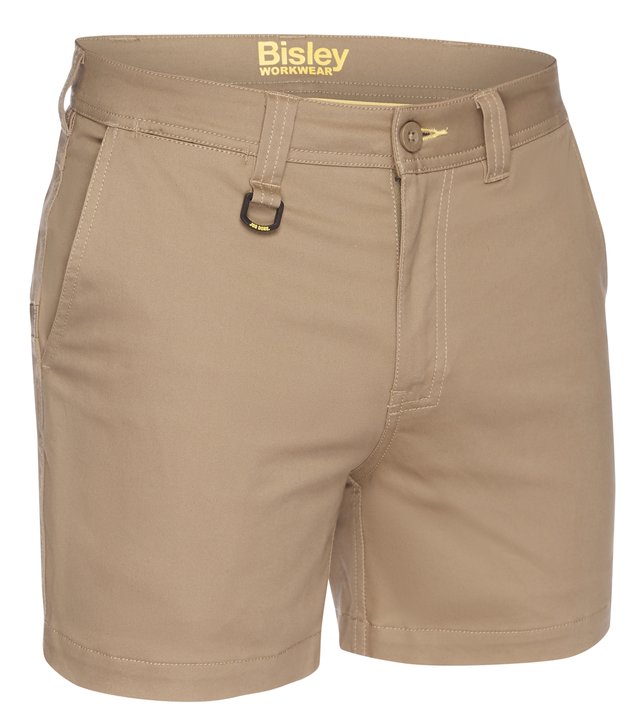 BISLEY MENS STRETCH COTTON WORK SHORT BSH1008