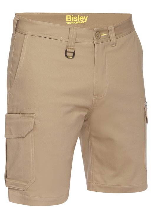 BISLEY MENS STRETCH COTTON CARGO SHORT BSHC1008