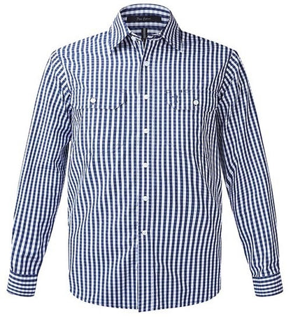 PILBARA MENS L/S CHECK SHIRT