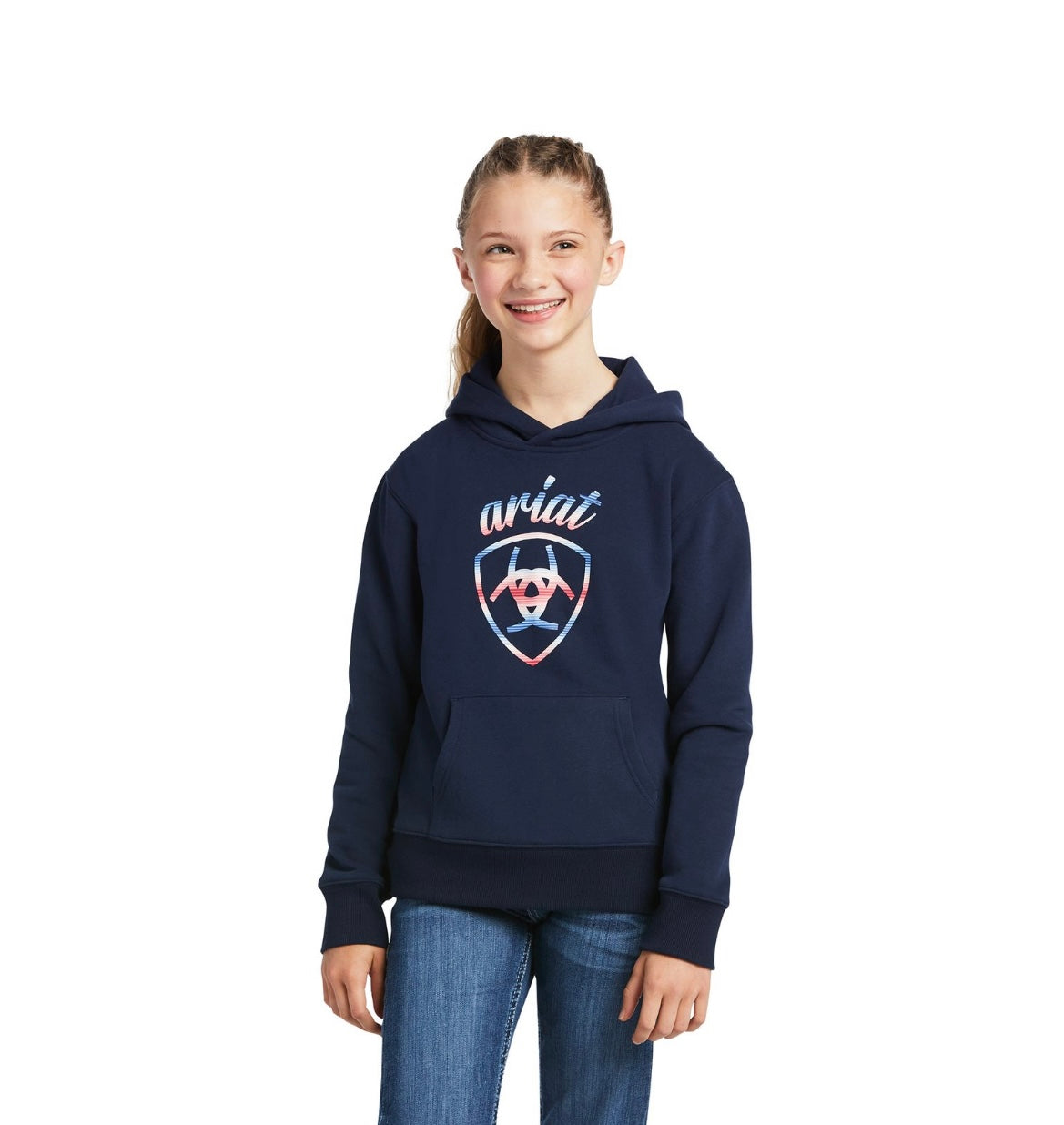 ARIAT GIRLS  REAL SERAPE LOGO HOODIE