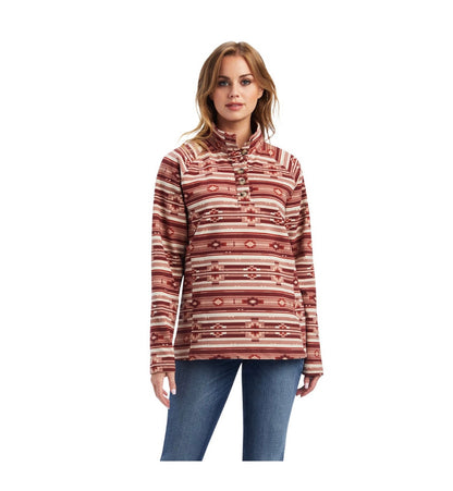 ARIAT WMNS COMFORT SWEAT SHIRT SOUTHWEST SPICE