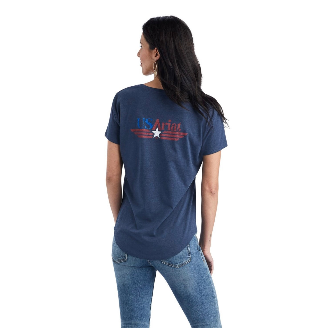 ARIAT WMNS AMERICANA RETRO TEE