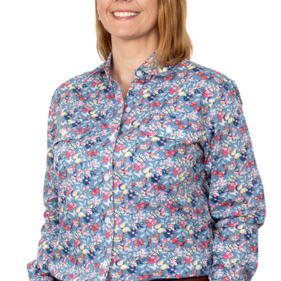 JUST COUNTRY WMNS ABBEY SHIRT WWLS2237