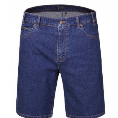 PILBARA MENS STRETCH DENIM JEAN SHORT