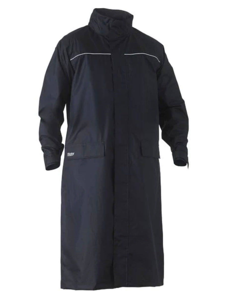 BISLEY LONG RAIN COAT NAVY