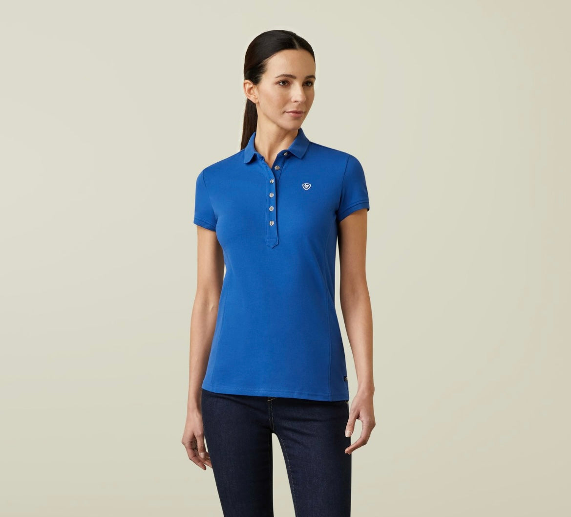 ARIAT WMNS PRIX POLO GALAXY BLUE