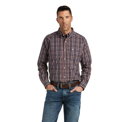 ARIAT MENS LS SHIRT NAVAL BASE