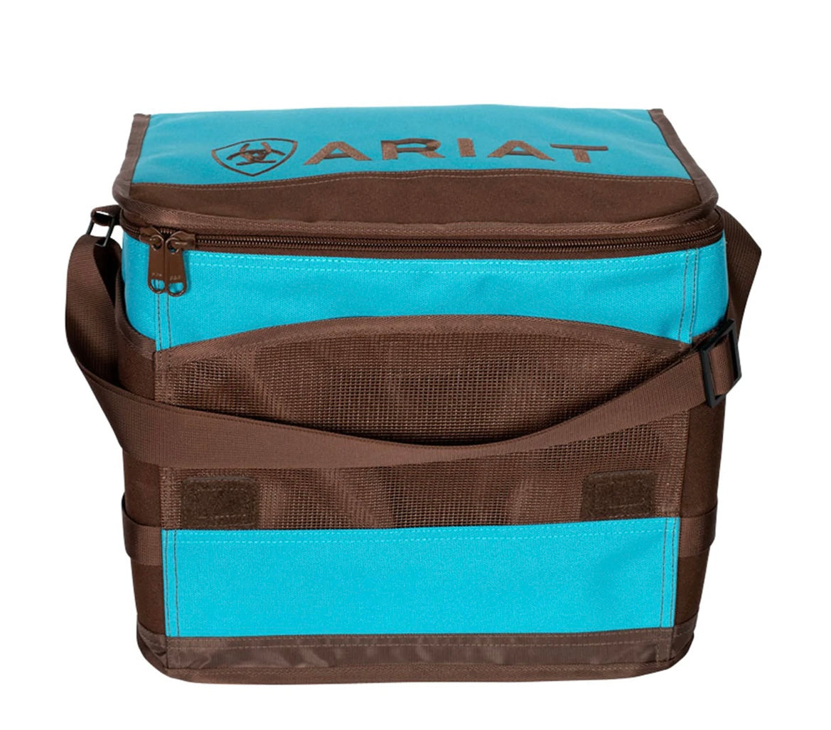 ARIAT COOLER BAG TURQUOISE/BROWN