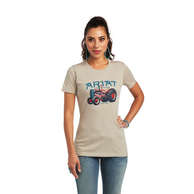 ARIAT WMNS TRACTOR USA T SHIRT