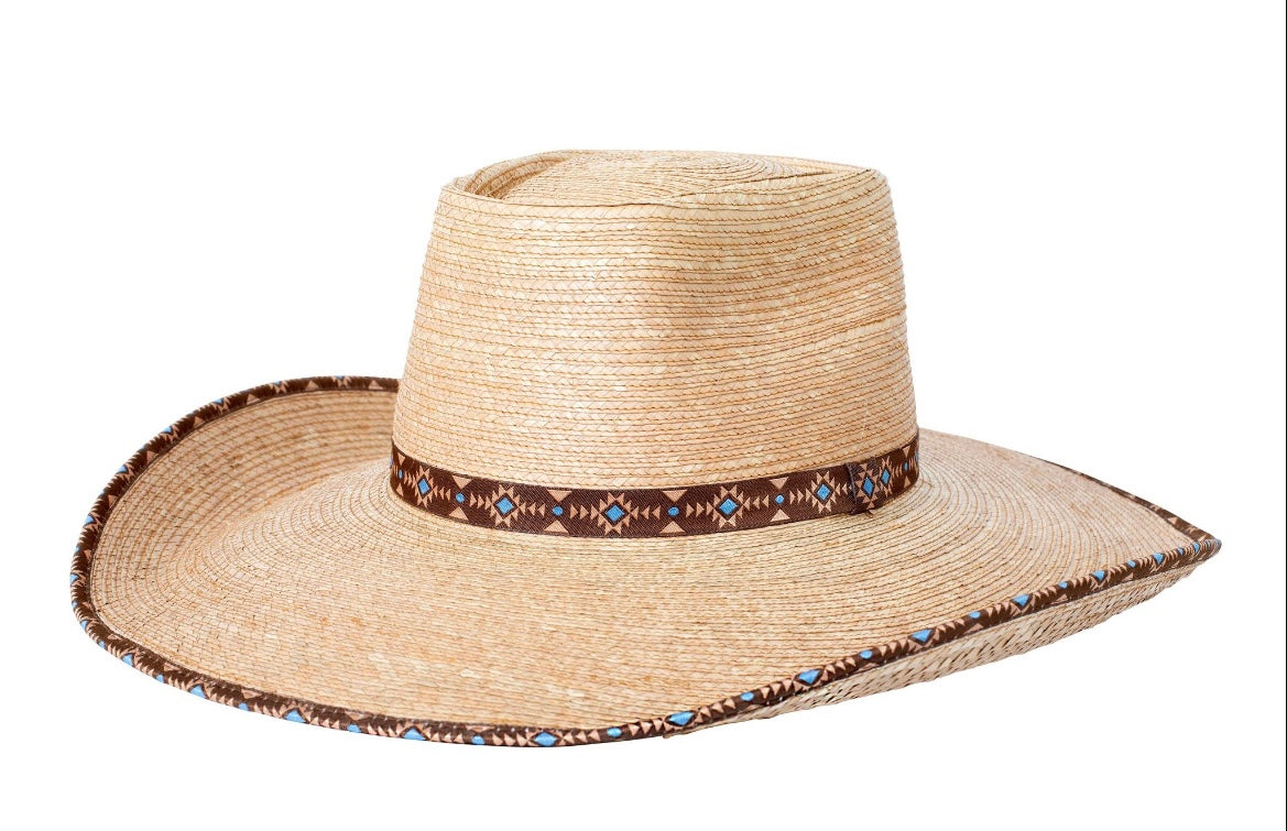 SUNBODY AVA OAK TAN AZTEC HAT