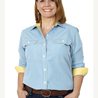 JUST COUNTRY WMNS ABBEY SHIRT WWLS2234