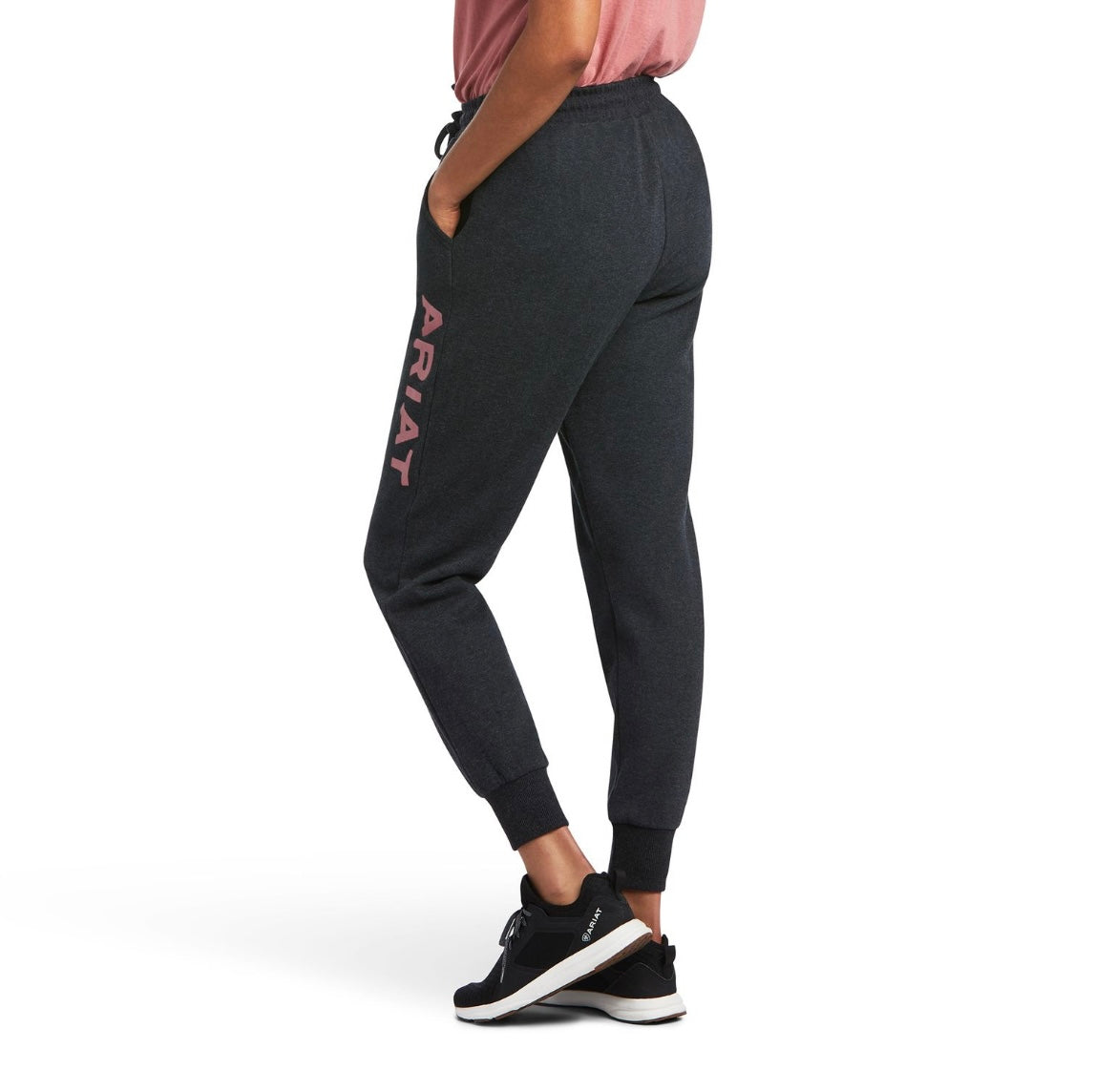 ARIAT WMNS REAL JOGGER SWEATPANTS HEATHER CHARCOAL