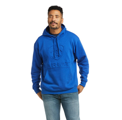 ARIAT MENS BASIC HOODIE COBALT